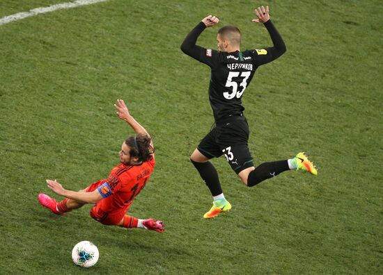 Russia Soccer Premier-League Krasnodar - Ural