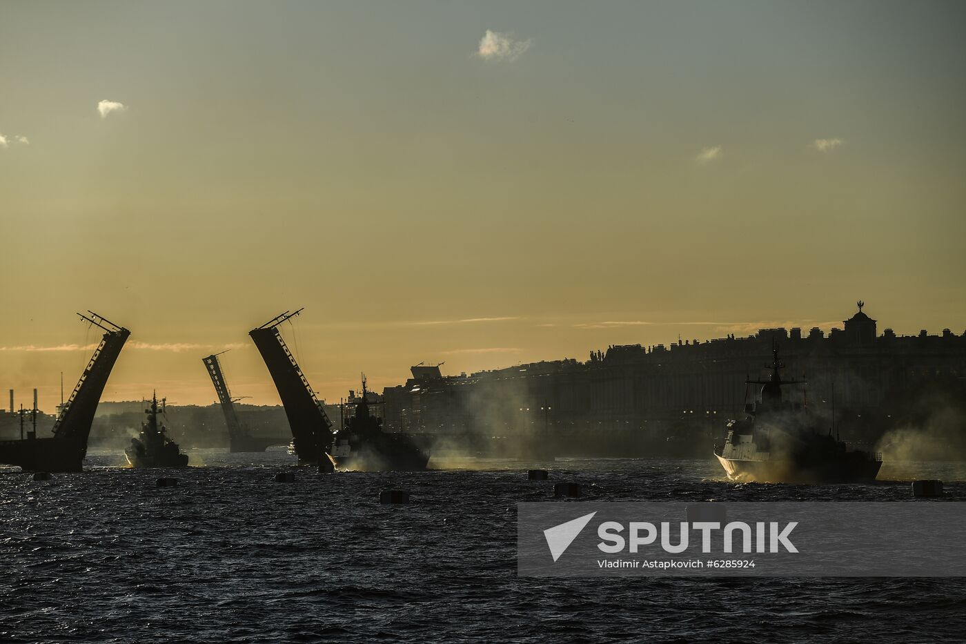 Russia Navy Day Parade Rehearsal