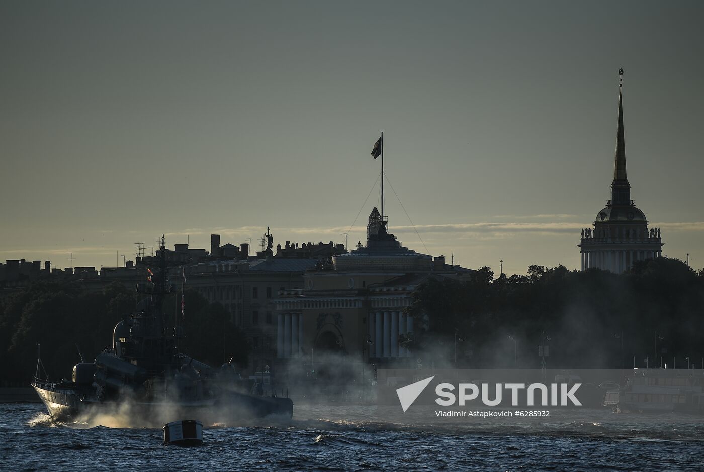 Russia Navy Day Parade Rehearsal