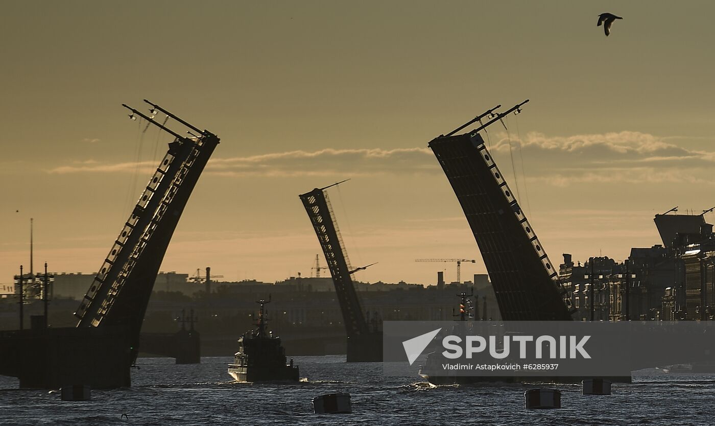 Russia Navy Day Parade Rehearsal