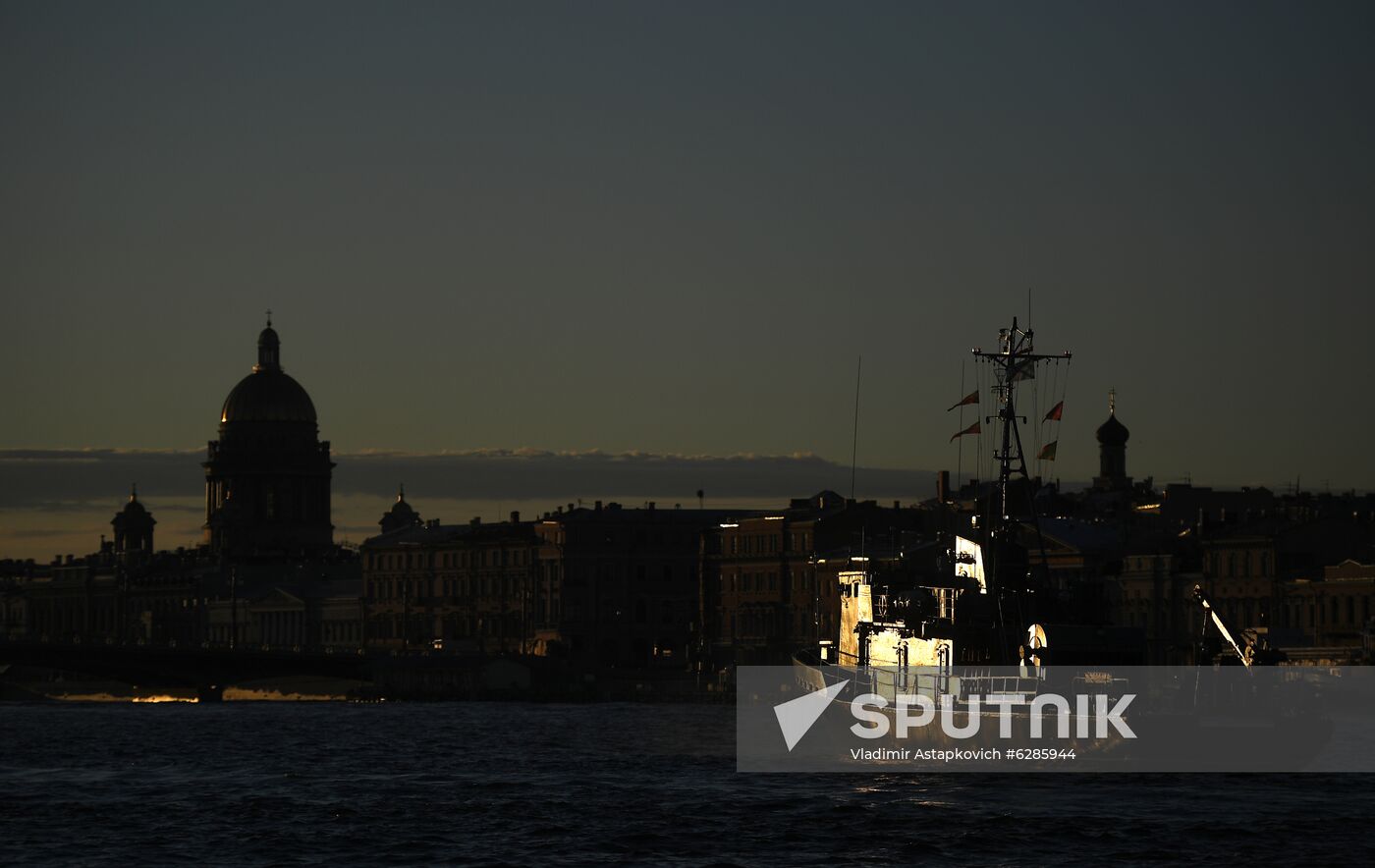 Russia Navy Day Parade Rehearsal
