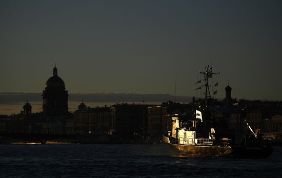Russia Navy Day Parade Rehearsal