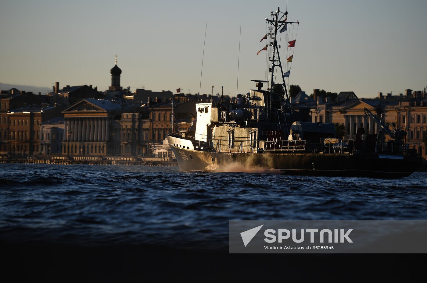 Russia Navy Day Parade Rehearsal
