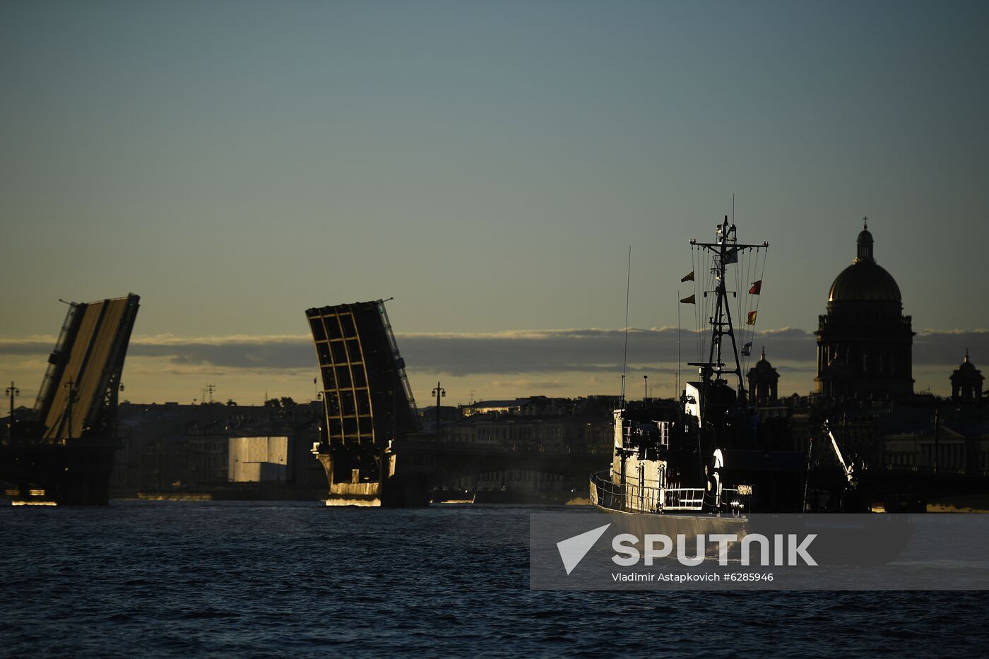 Russia Navy Day Parade Rehearsal