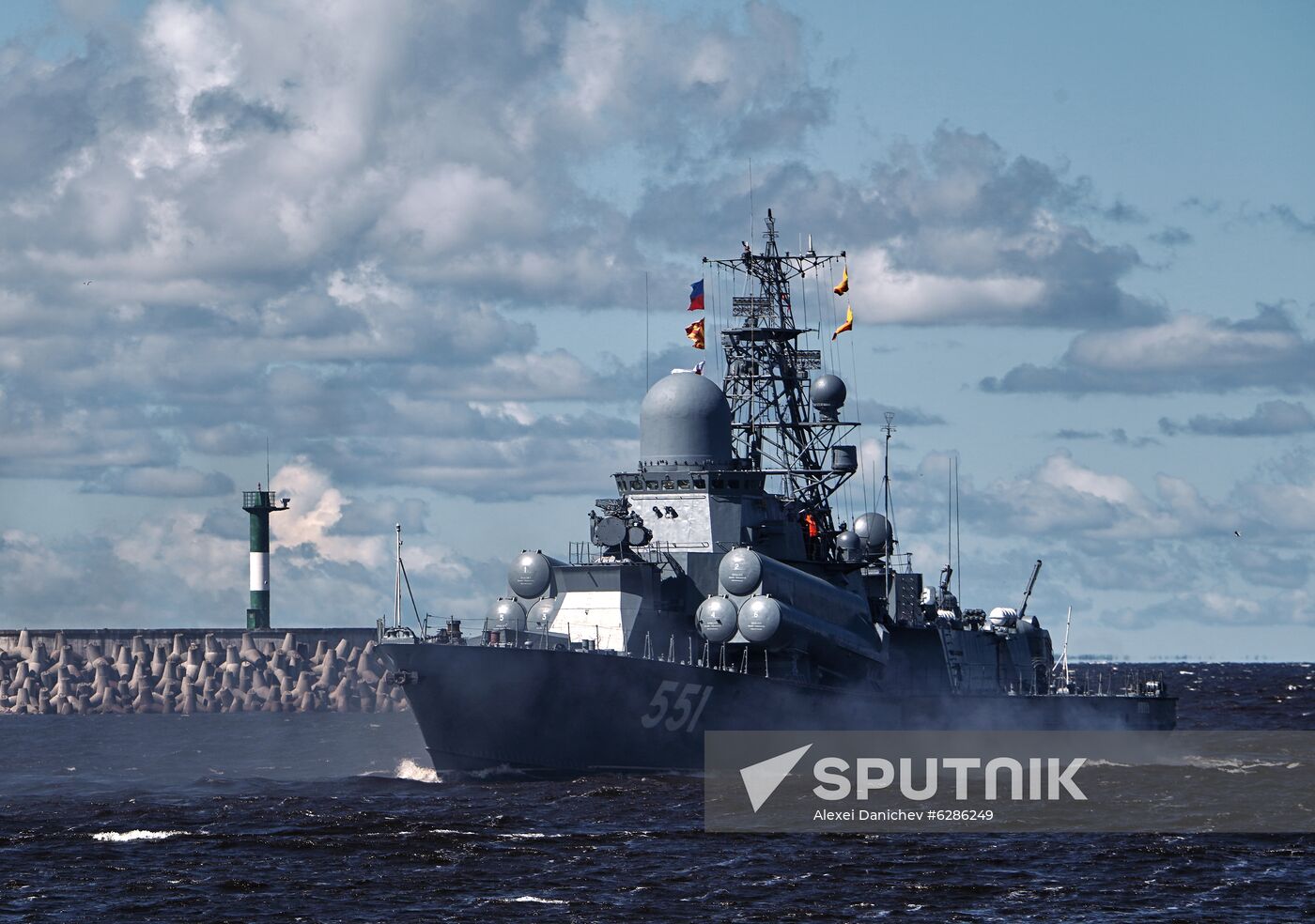 Russia Navy Day Parade Rehearsal