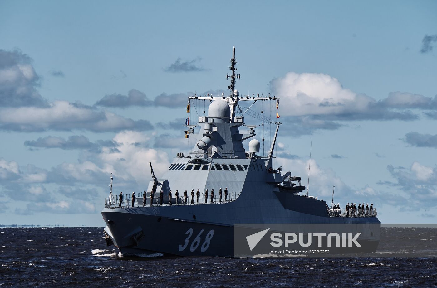 Russia Navy Day Parade Rehearsal