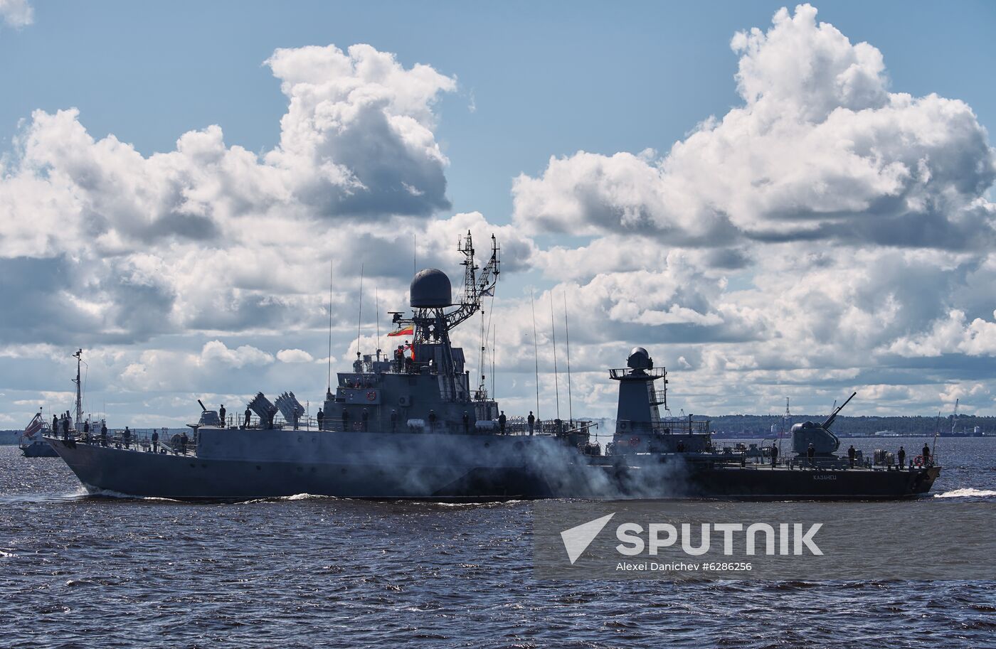 Russia Navy Day Parade Rehearsal