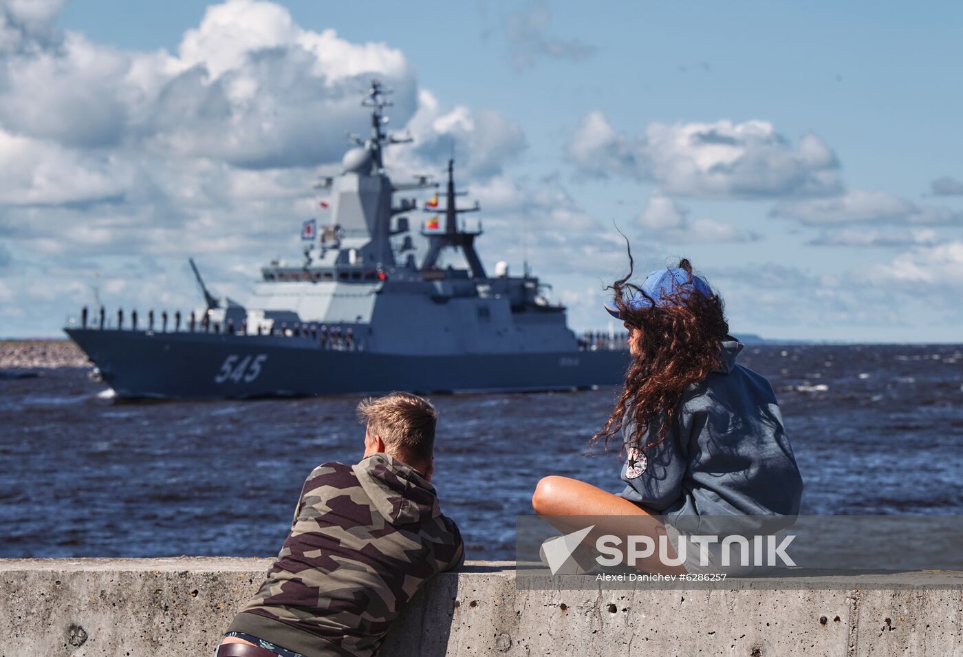 Russia Navy Day Parade Rehearsal