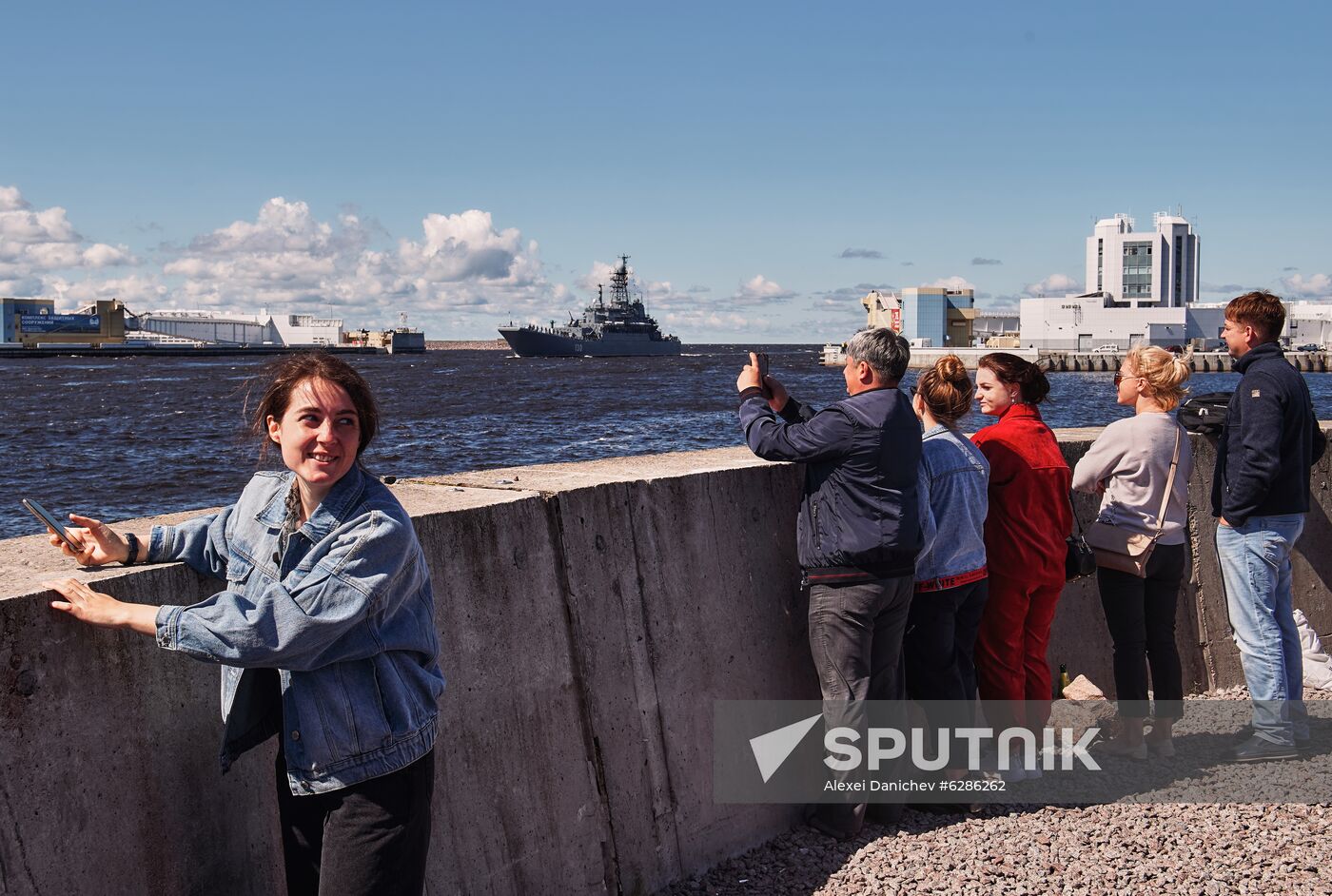 Russia Navy Day Parade Rehearsal