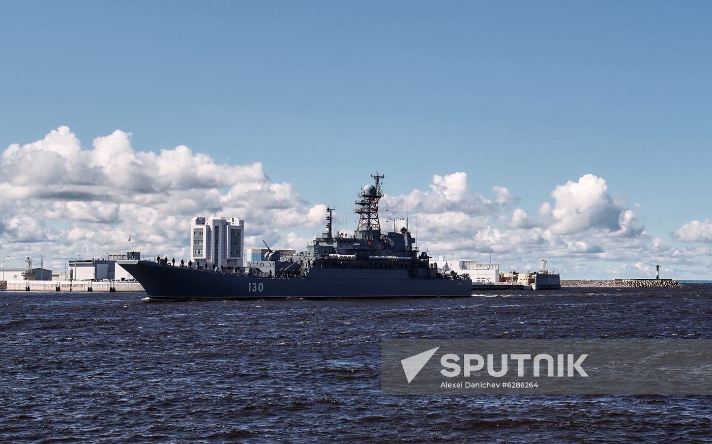 Russia Navy Day Parade Rehearsal