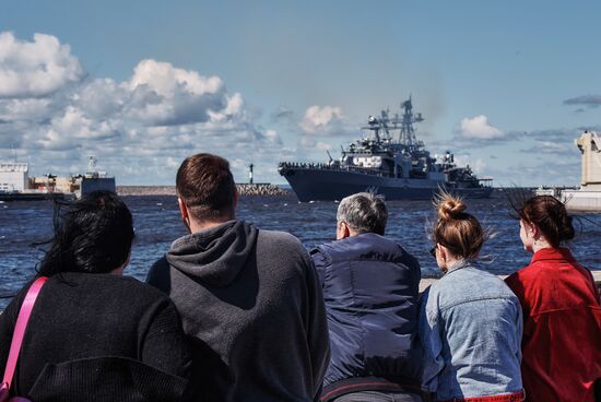 Russia Navy Day Parade Rehearsal