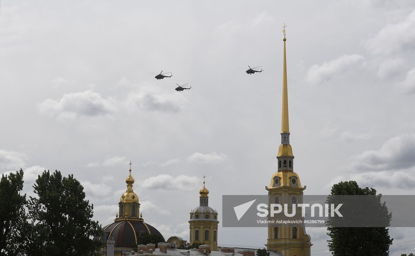 Russia Navy Day Parade Rehearsal