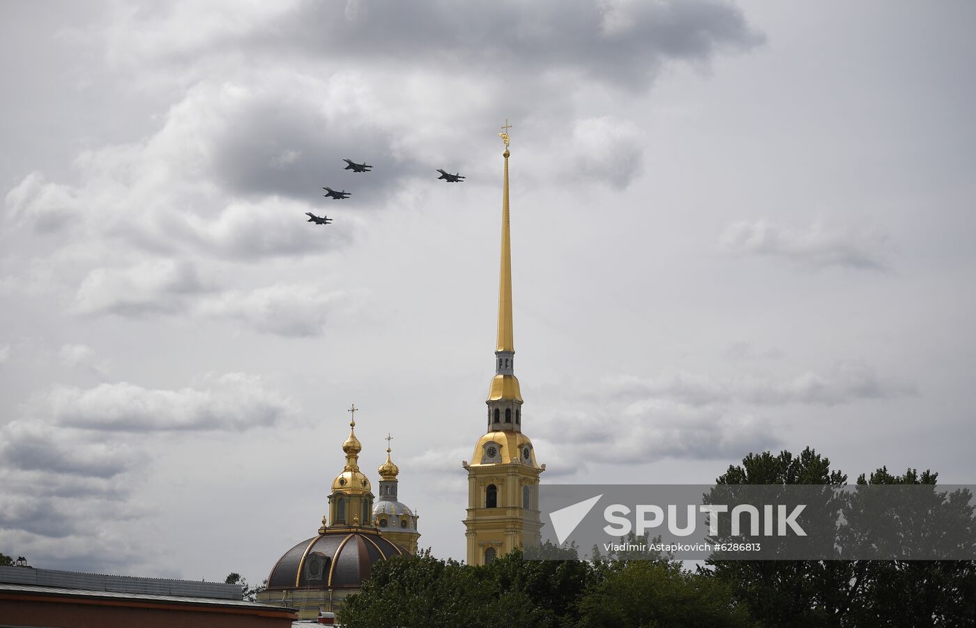 Russia Navy Day Parade Rehearsal