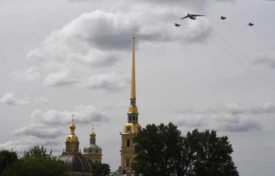 Russia Navy Day Parade Rehearsal
