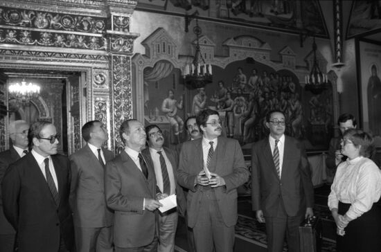 Kingdom of Morocco parliamentary delegation visits USSR