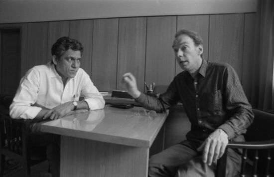 Indian actor Om Puri visits USSR