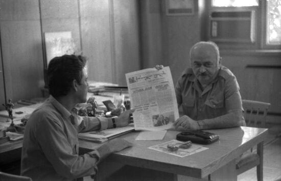 Indian actor Om Puri visits USSR