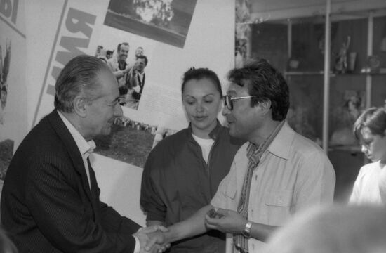 Soviet writer Anatoly Aleksin