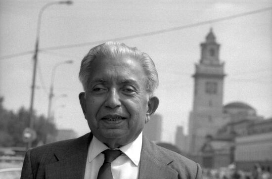 President of Sri Lanka - USSR freindship society Subasinghe