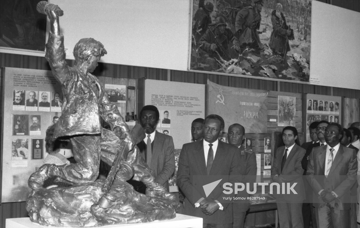 President of Angola Jose Eduardo dos Santos' official visit to Soviet Union