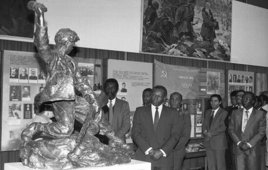 President of Angola Jose Eduardo dos Santos' official visit to Soviet Union