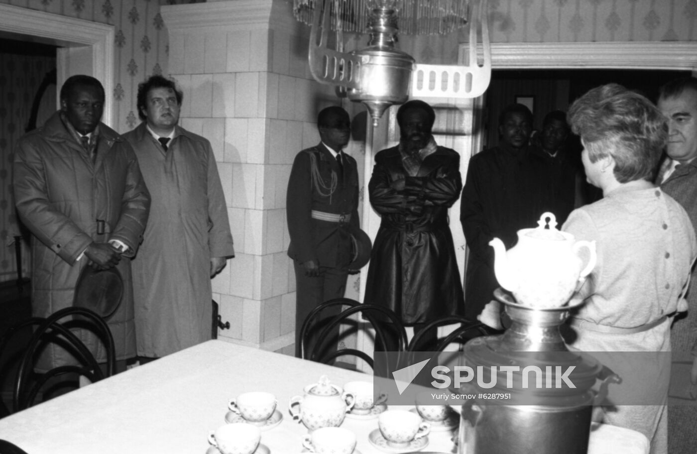 President of Angola Jose Eduardo dos Santos' official visit to Soviet Union