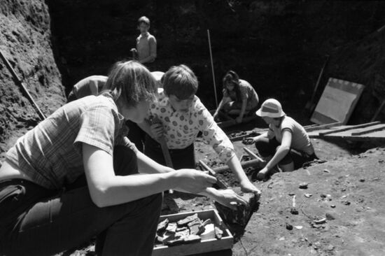 Young Archaeologists' Club at Moscow History and Reconstruction Museum