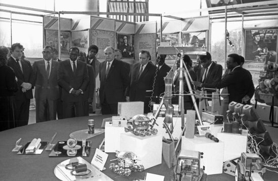President of Angola Jose Eduardo dos Santos' official visit to Soviet Union