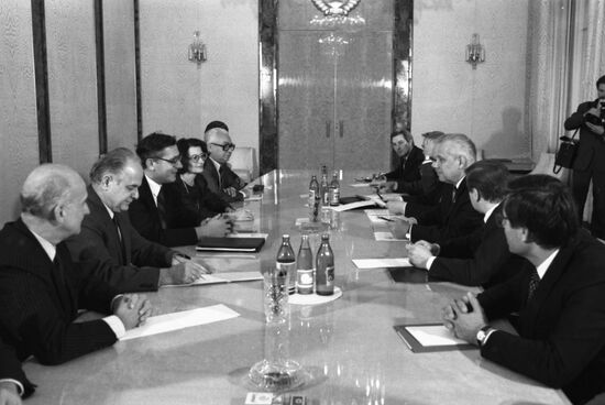 Soviet-Yugoslav talks at Kremlin