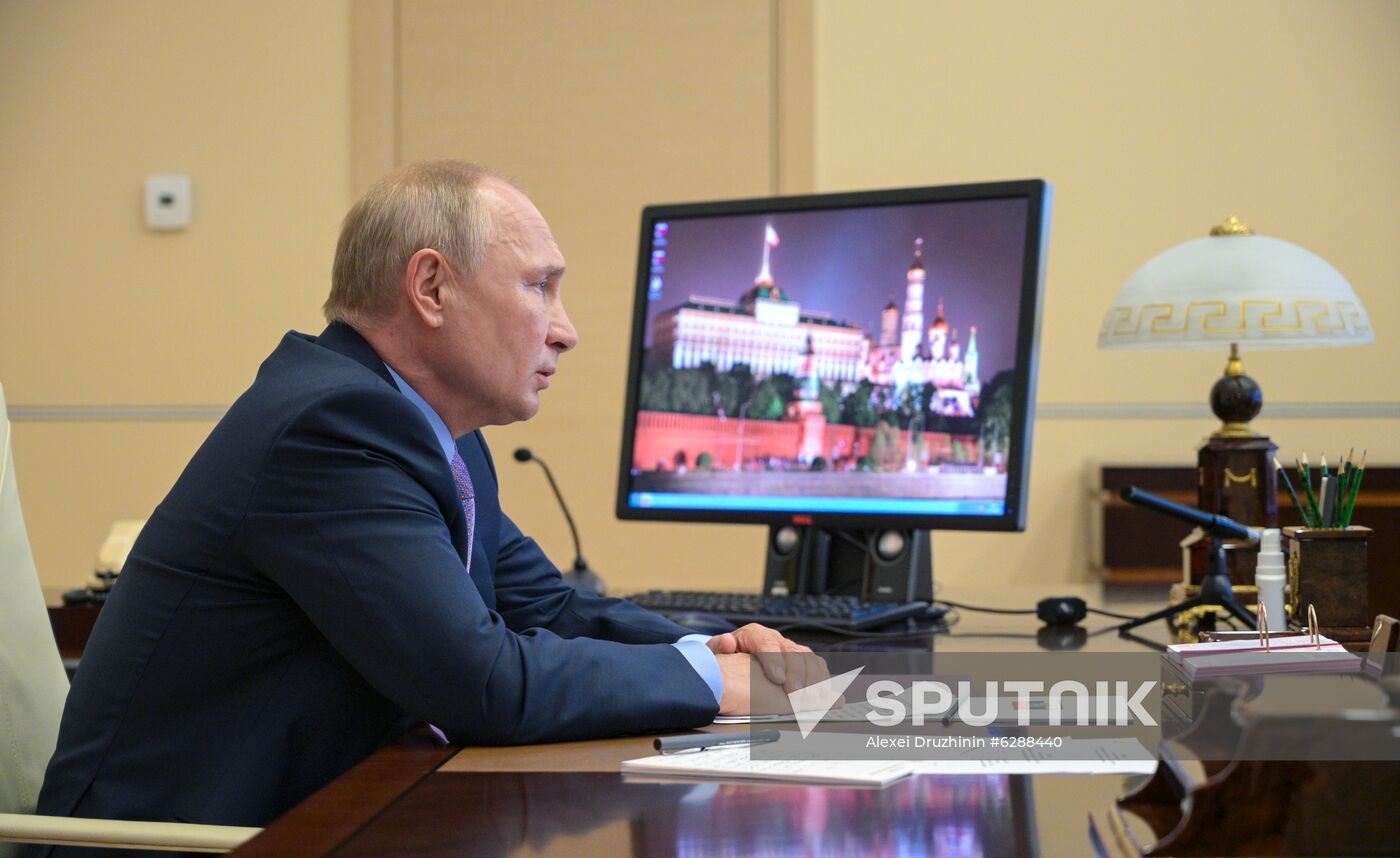 Russia Putin Federal Budget Meeting