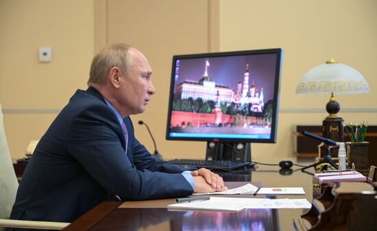 Russia Putin Federal Budget Meeting