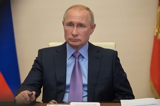 Russia Putin Federal Budget Meeting