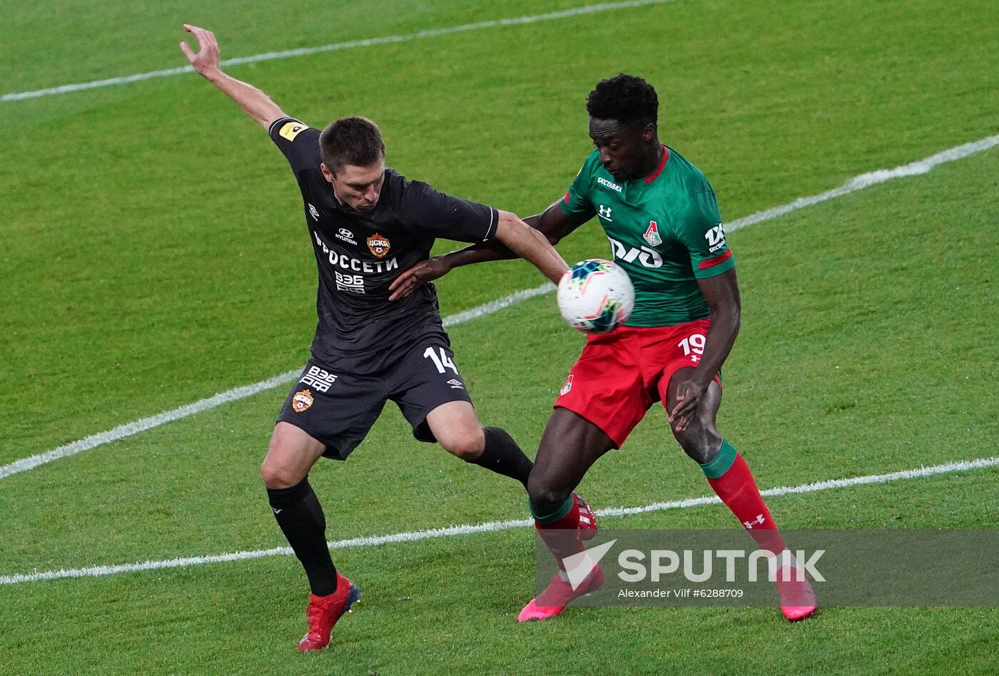 Russia Soccer Premier-League Lokomotiv - CSKA