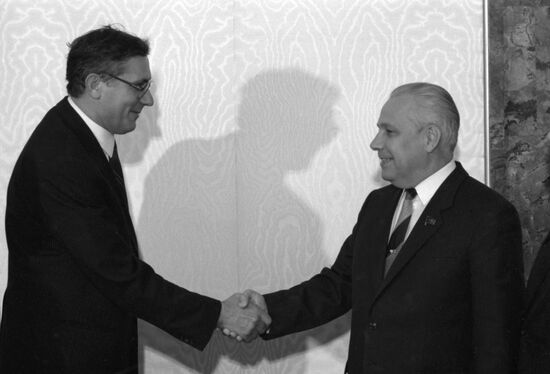 Soviet-Yugoslav talks at Kremlin