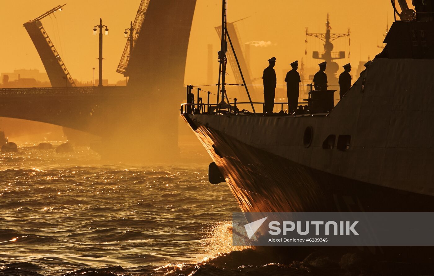 Russia Navy Day Parade Rehearsal