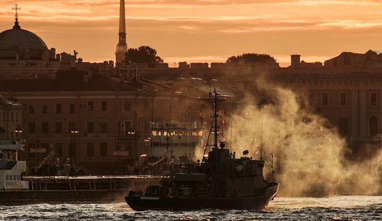 Russia Navy Day Parade Rehearsal 