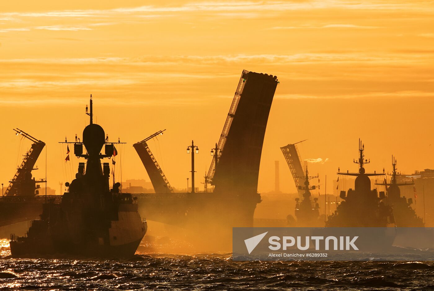 Russia Navy Day Parade Rehearsal
