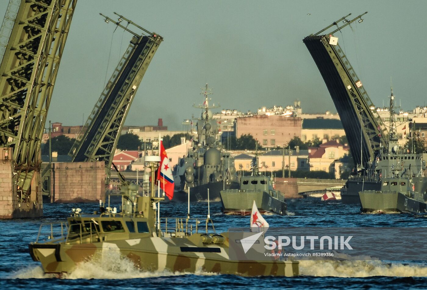 Russia Navy Day Parade Rehearsal