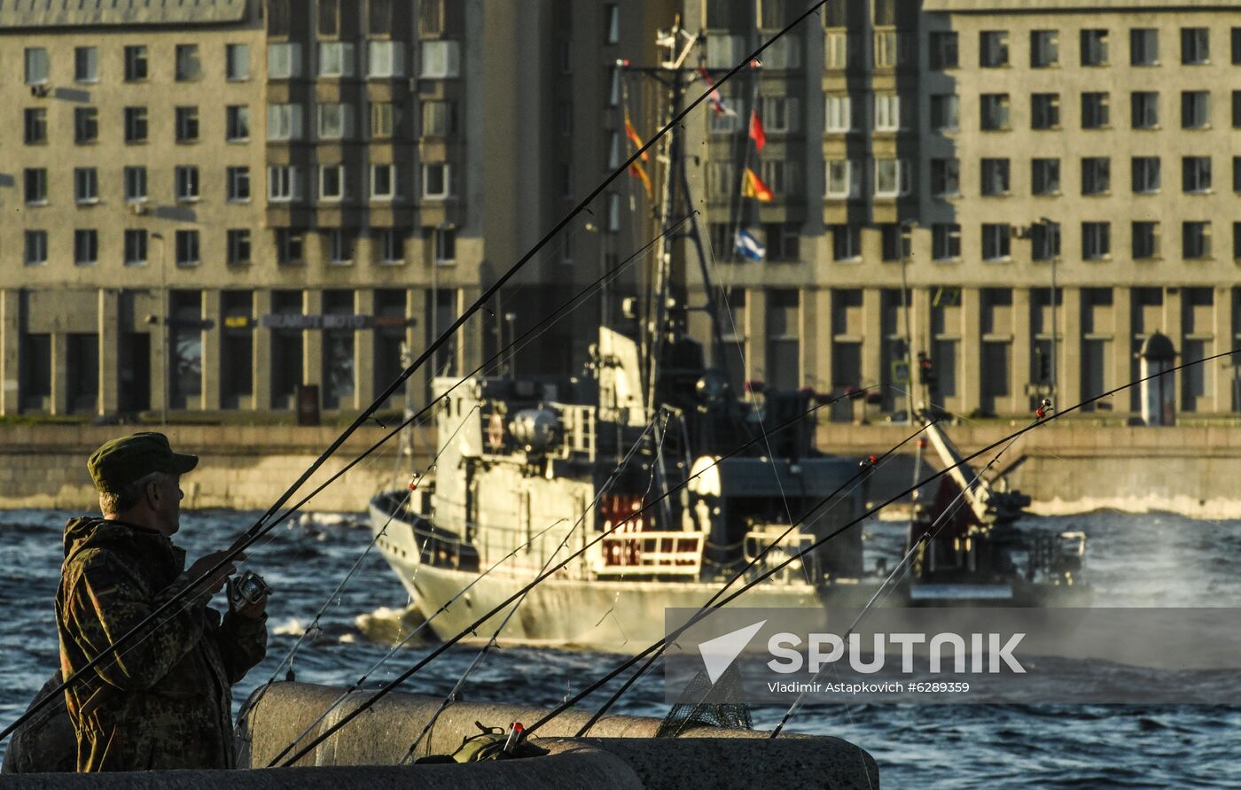 Russia Navy Day Parade Rehearsal