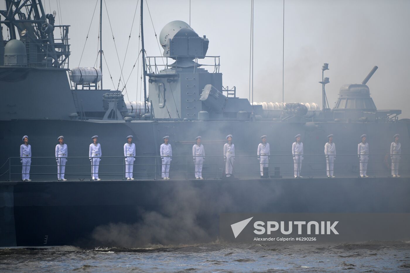 Russia Navy Day Parade Rehearsal