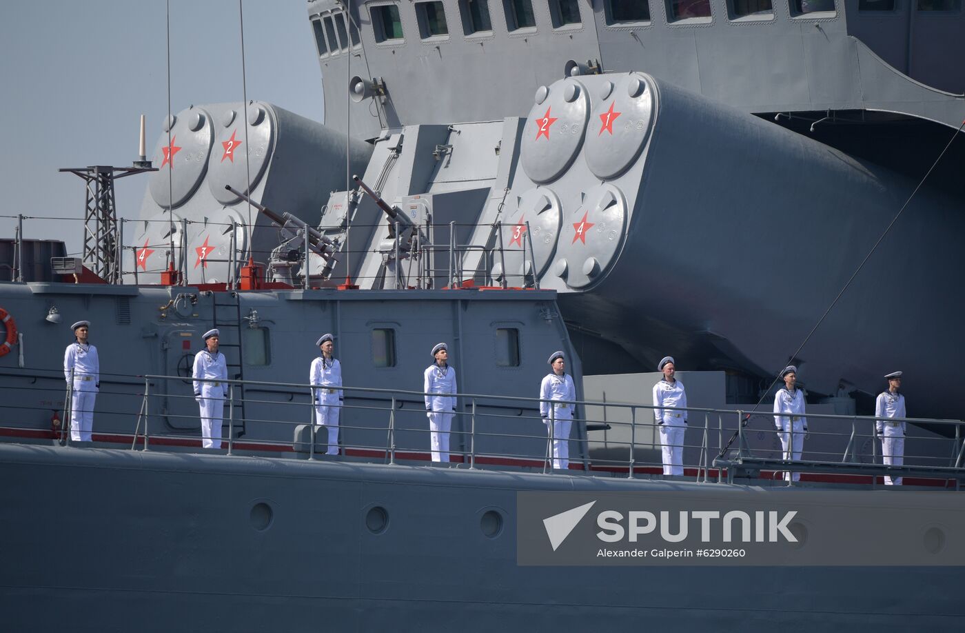 Russia Navy Day Parade Rehearsal