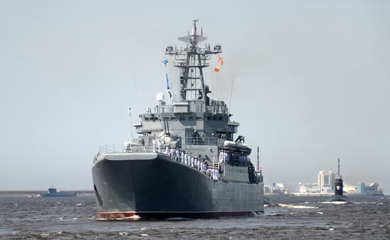 Russia Navy Day Parade Rehearsal