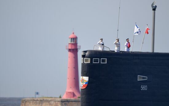 Russia Navy Day Parade Rehearsal
