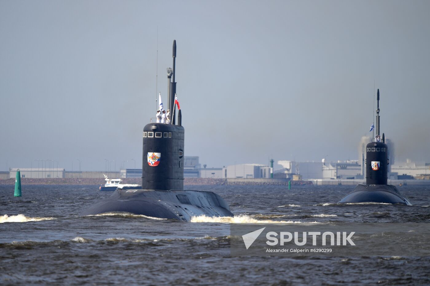 Russia Navy Day Parade Rehearsal