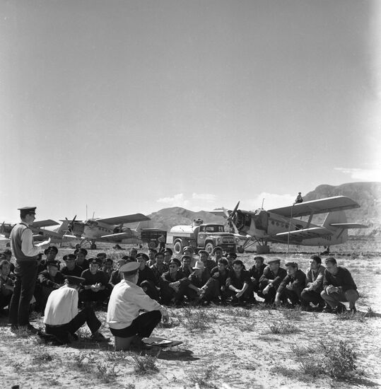 Uzbek mountain summer pasture