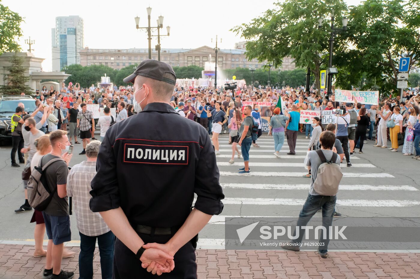 Russia Khabarovsk Region Governor Rally