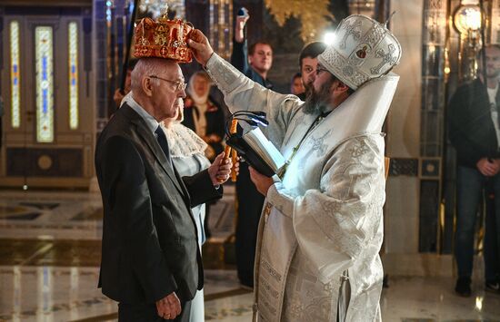 Russia Army Cathedral Christian Wedding