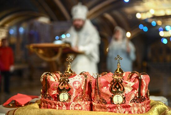 Russia Army Cathedral Christian Wedding