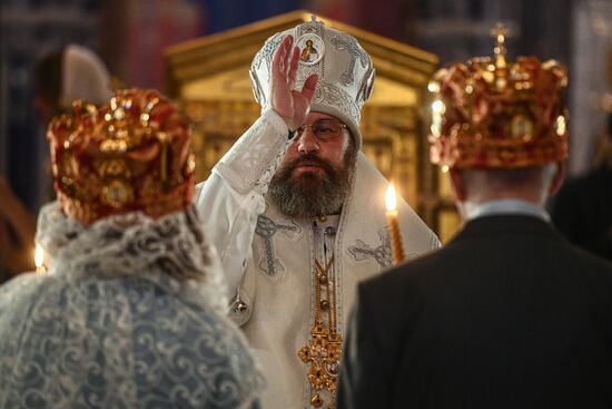 Russia Army Cathedral Christian Wedding