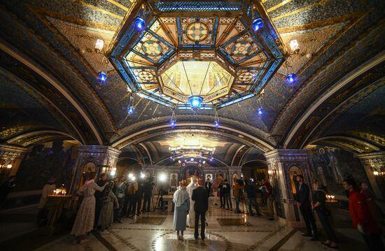 Russia Army Cathedral Christian Wedding